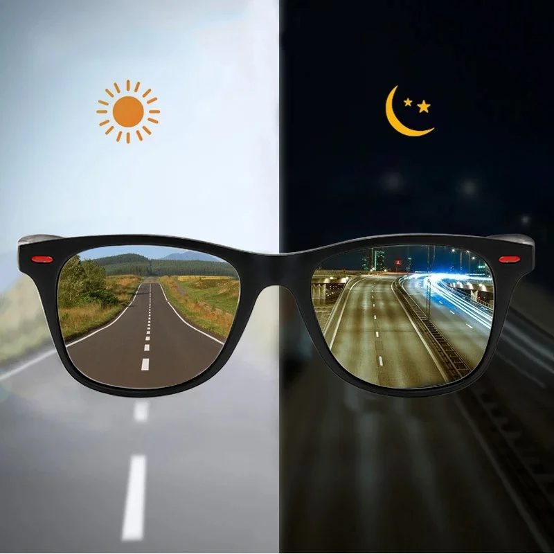 Outdoor Sport Day - Night Vision Glasses PC Frame Polarized