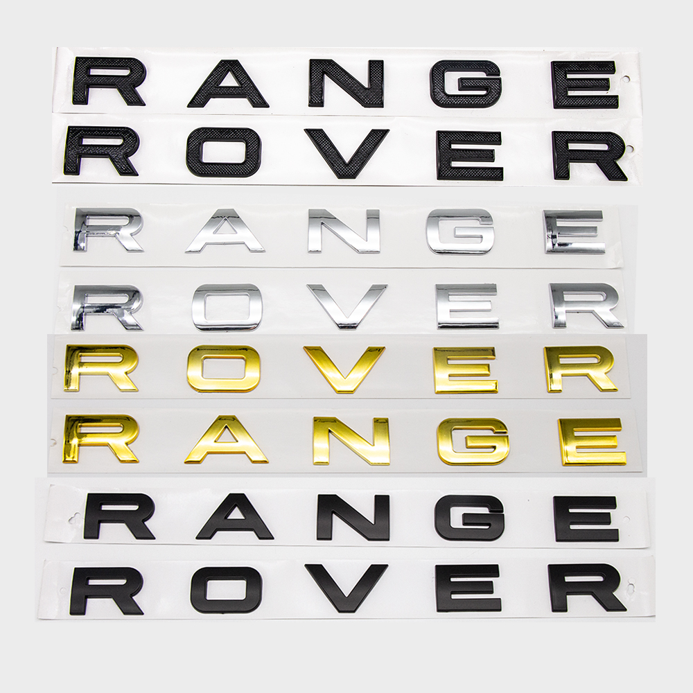 3D ABS RANGE ROVER Letters Car - Outdoor Sport Logo บทวิจารณ์และราคา
