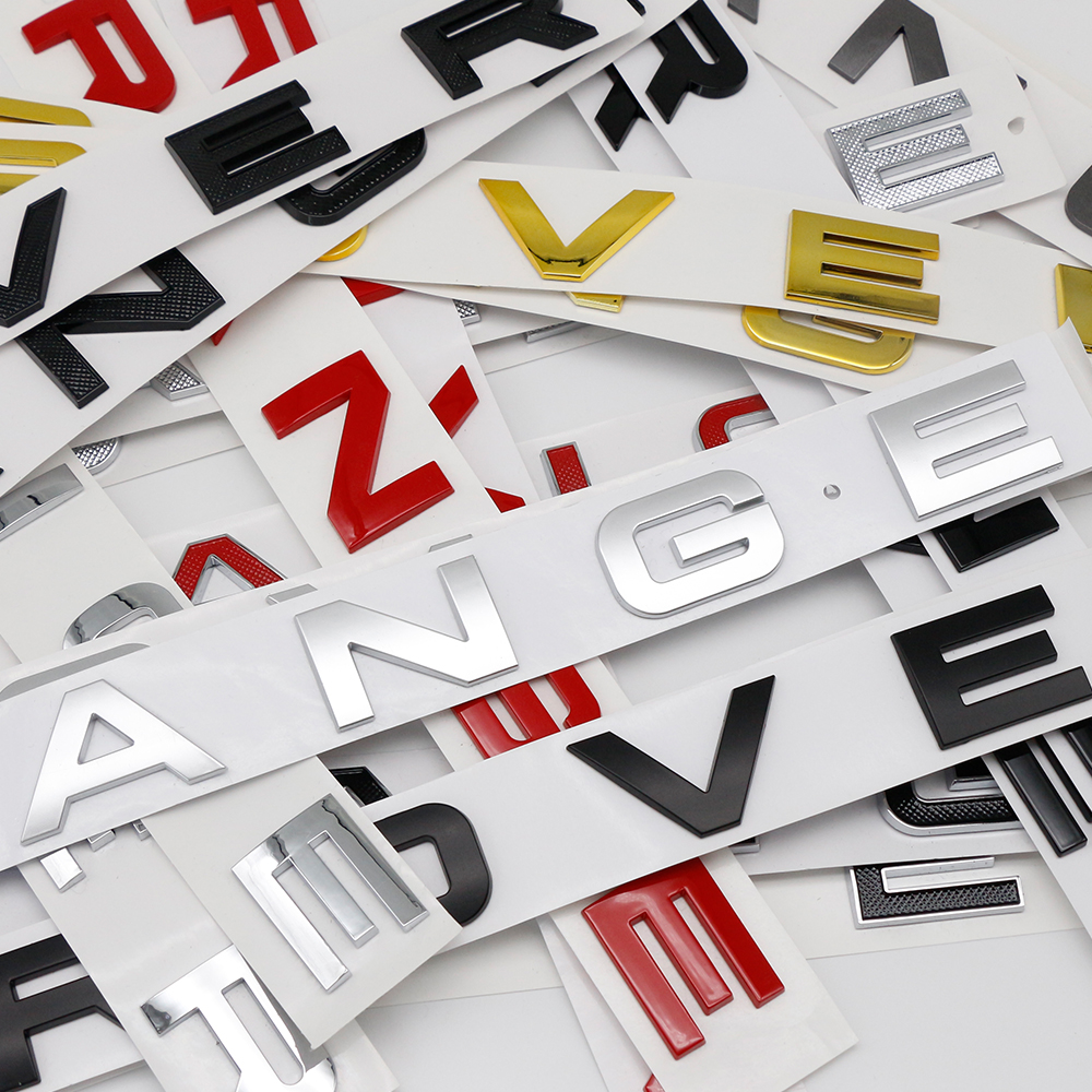 3D ABS RANGE ROVER Letters Car - Outdoor Sport Logo บทวิจารณ์และราคา