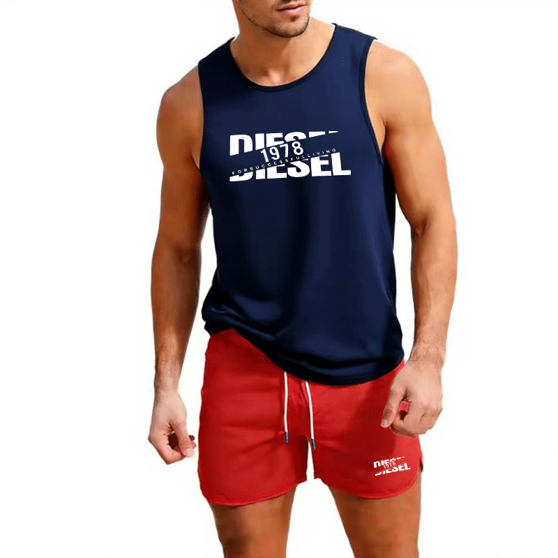 Summer Casual Trendy Tank Set  - Outdoor Sportswear บทวิจารณ์และราคา