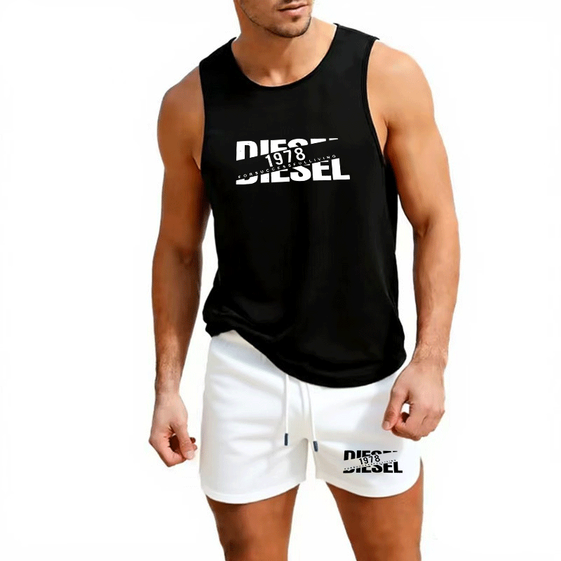 Summer Casual Trendy Tank Set  - Outdoor Sportswear บทวิจารณ์และราคา