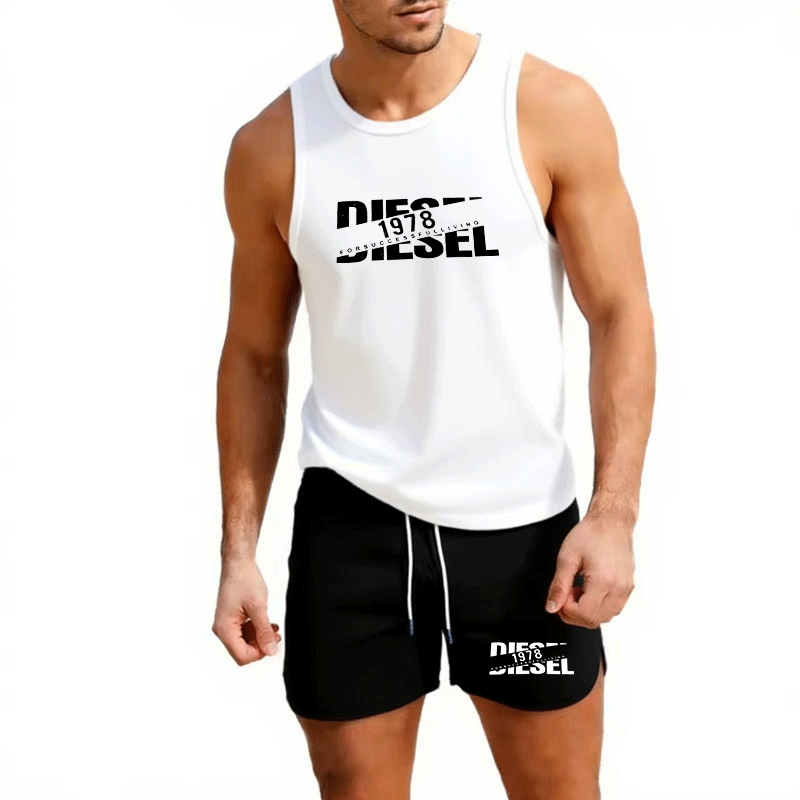 Summer Casual Trendy Tank Set  - Outdoor Sportswear บทวิจารณ์และราคา