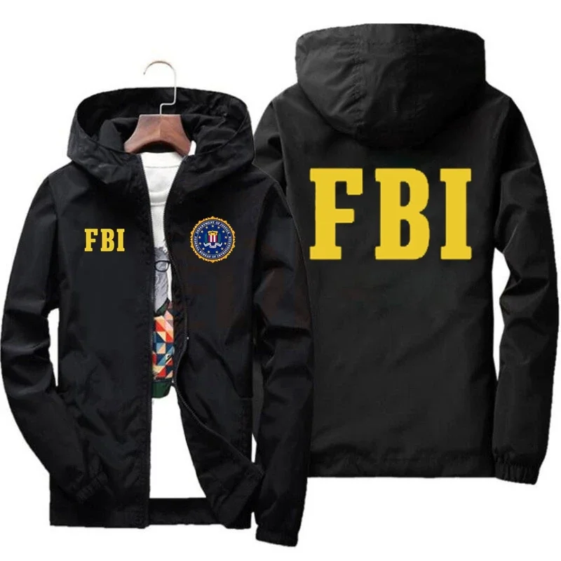 New Men's FBI Printed Outdoor  - Outdoor Sport Brand Jacket บทวิจารณ์และราคา