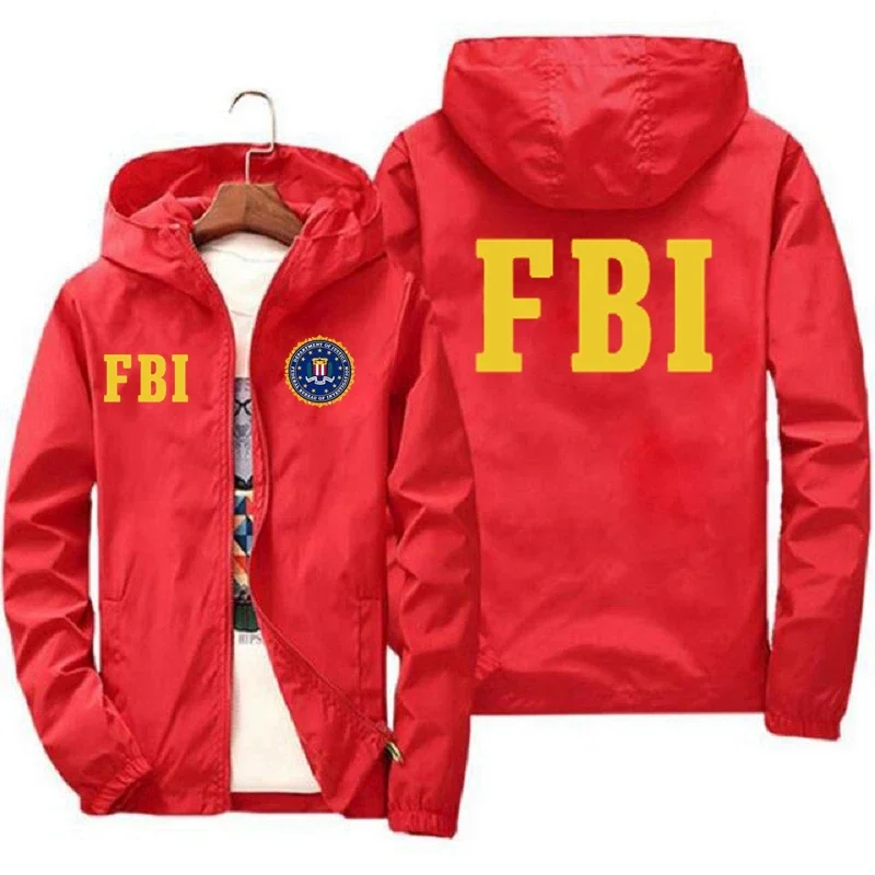New Men's FBI Printed Outdoor  - Outdoor Sport Brand Jacket บทวิจารณ์และราคา