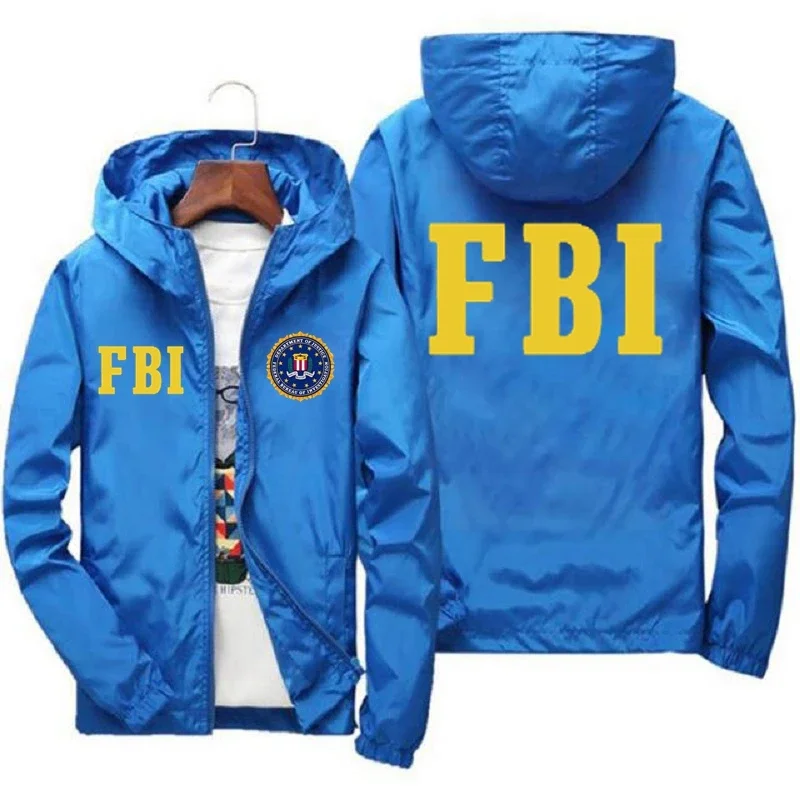New Men's FBI Printed Outdoor  - Outdoor Sport Brand Jacket บทวิจารณ์และราคา