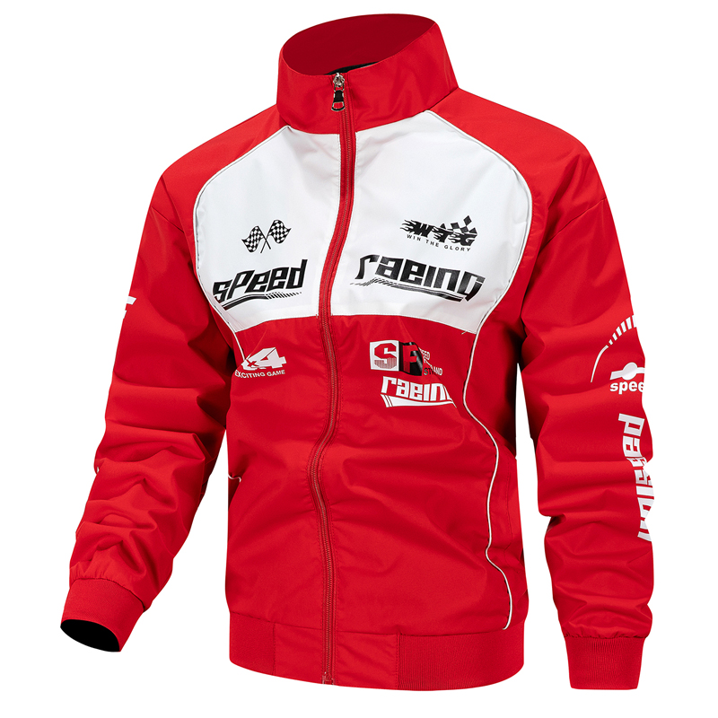 US Size Autumn Moto Racing Jac - Outdoor Sport Coat บทวิจารณ์และราคา