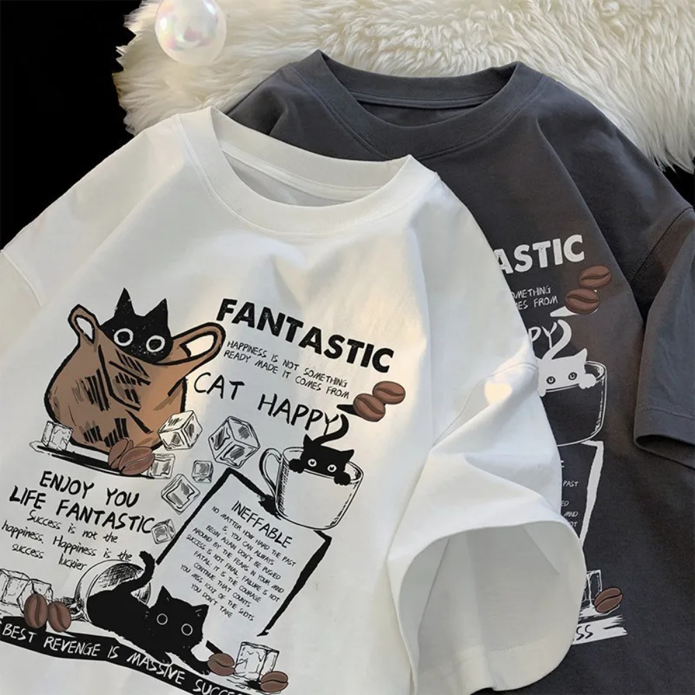 Fun Cartoon Cat Group 3D Print - Outdoor Sportsman Group บทวิจารณ์และราคา