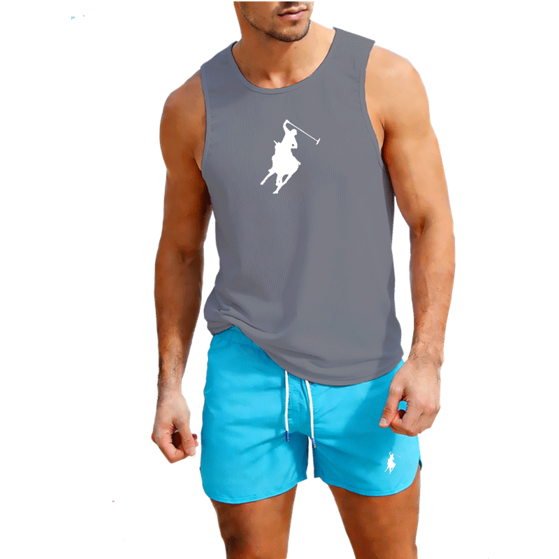 European Men Summer Vest and S - Outdoor Sportswear บทวิจารณ์และราคา