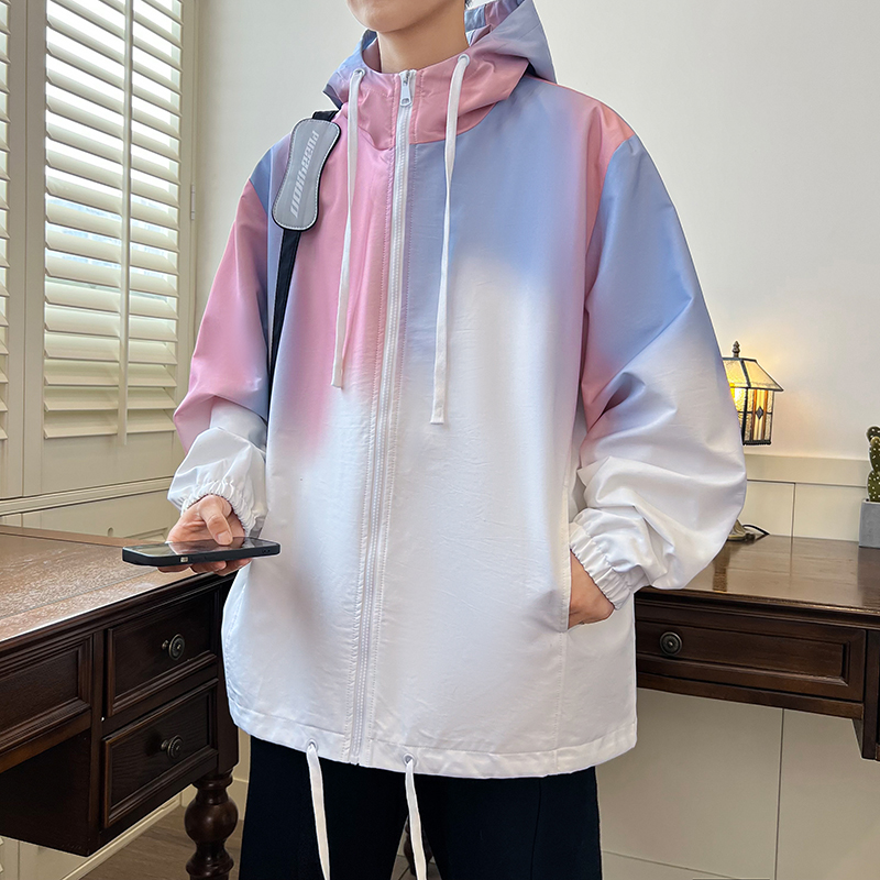 Gradient Color Men's Spring Au - Outdoor Sport Brand Jacket บทวิจารณ์และราคา