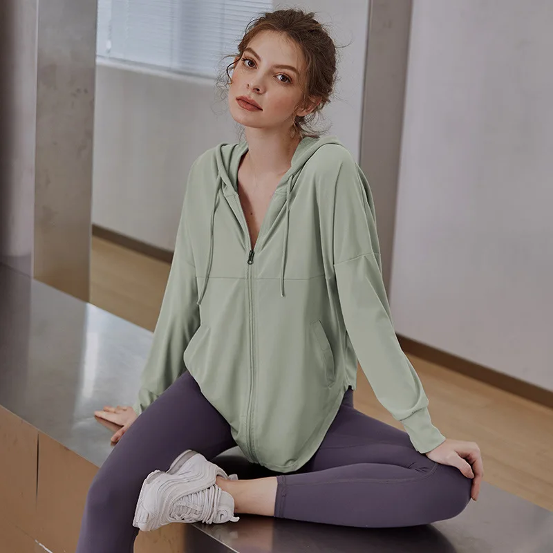 New Women Fitness Jacket Breat - Outdoor Sport Coat บทวิจารณ์และราคา