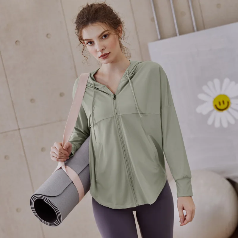 New Women Fitness Jacket Breat - Outdoor Sport Coat บทวิจารณ์และราคา