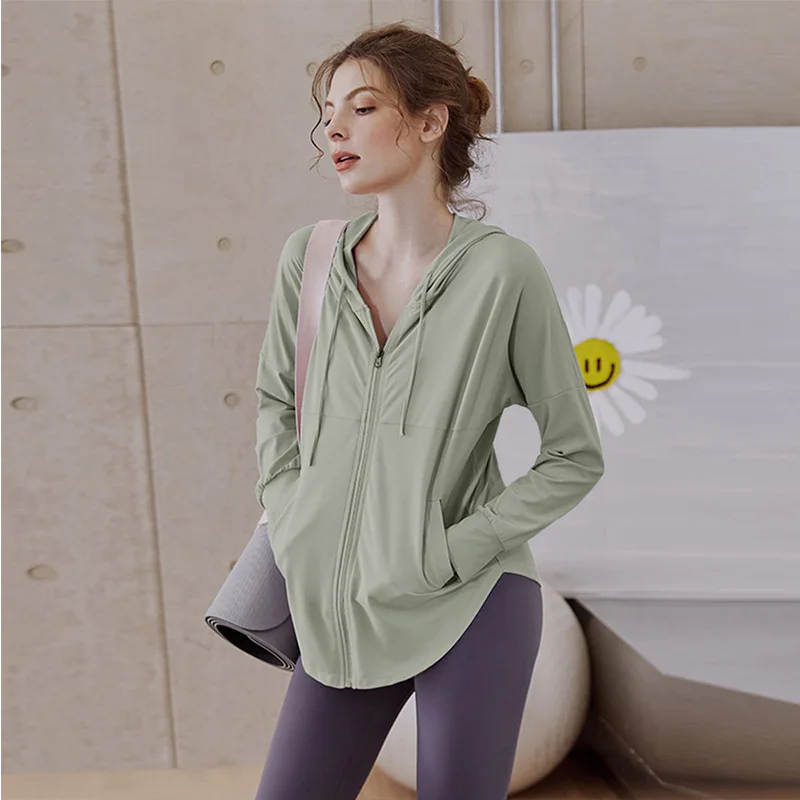 New Women Fitness Jacket Breat - Outdoor Sport Coat บทวิจารณ์และราคา