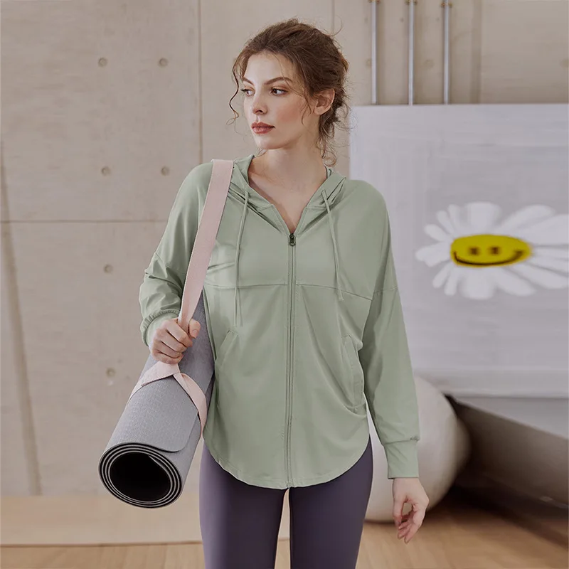 New Women Fitness Jacket Breat - Outdoor Sport Coat บทวิจารณ์และราคา