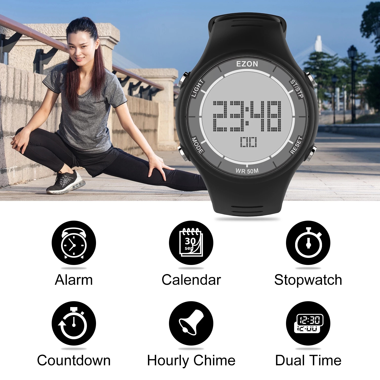 EZON New Fashion Woman Digital - Outdoor Sport Lights บทวิจารณ์และราคา