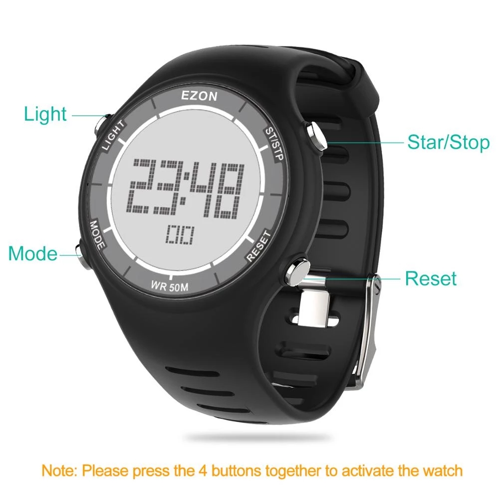 EZON New Fashion Woman Digital - Outdoor Sport Lights บทวิจารณ์และราคา