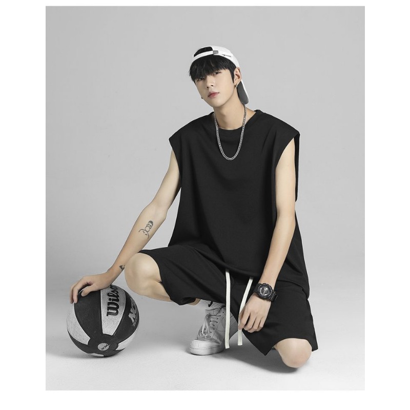 Street Hip Hop Men Ice Silk Qu - Outdoor Sportswear บทวิจารณ์และราคา