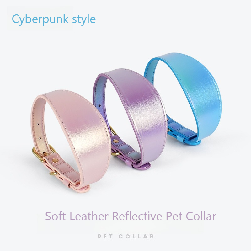 REFLECTIVE LEATHER DOG COLLAR  - Headcollar Rope Set บทวิจารณ์และราคา