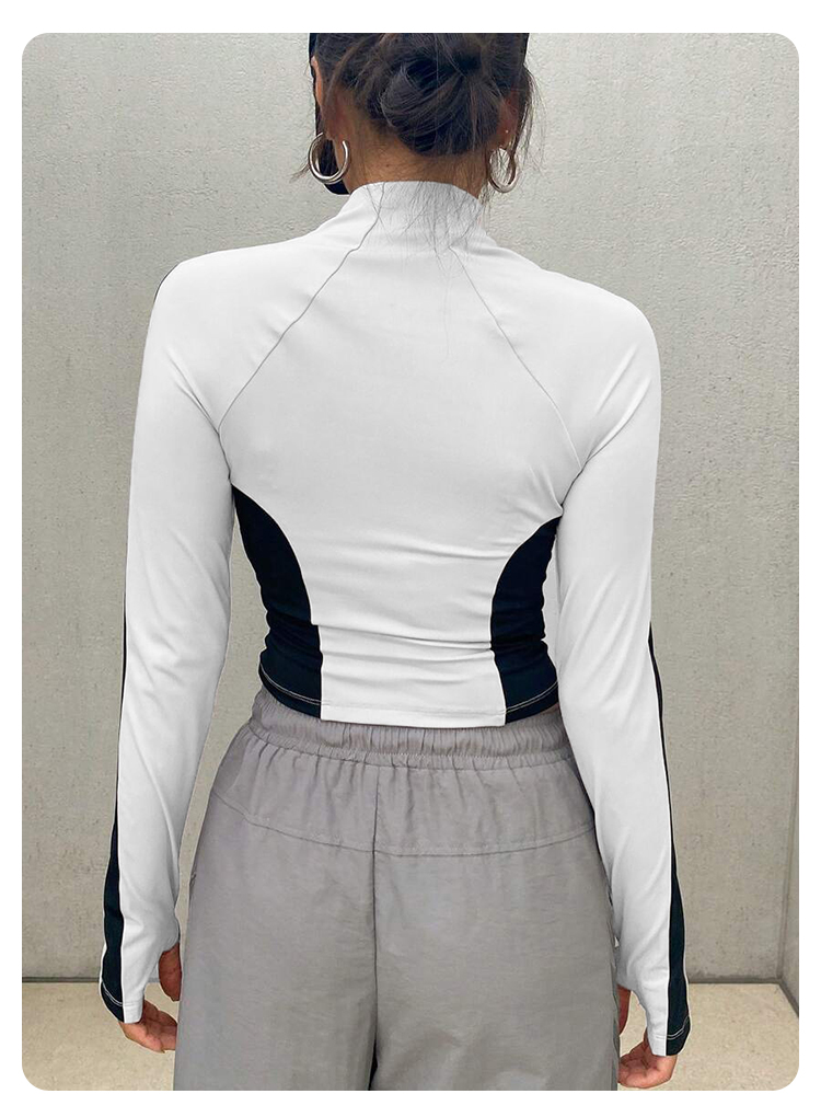 Yoga Clothes Stand Up Collar J - Outdoor Sportswear บทวิจารณ์และราคา