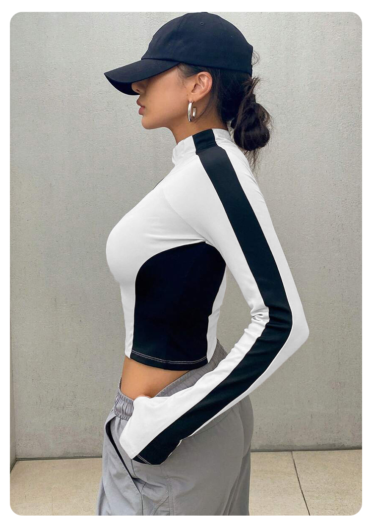 Yoga Clothes Stand Up Collar J - Outdoor Sportswear บทวิจารณ์และราคา