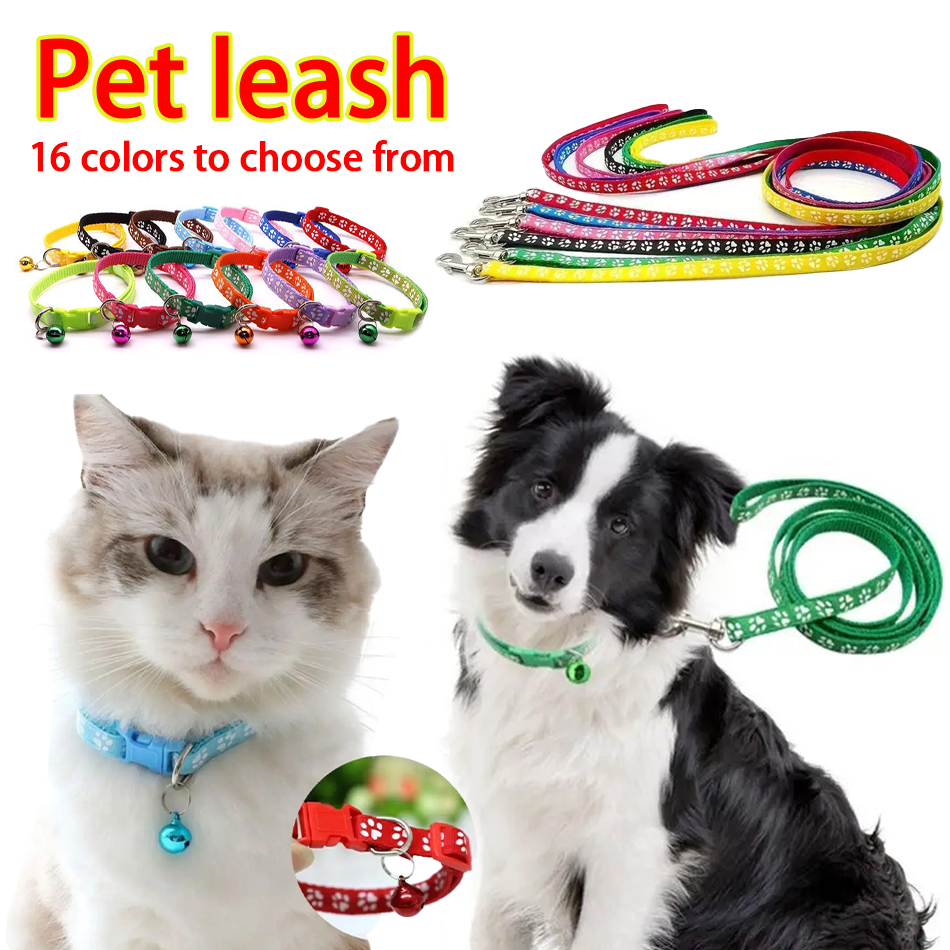 Dog Paw Print Pet Traction Rop - Headcollar Rope Set บทวิจารณ์และราคา
