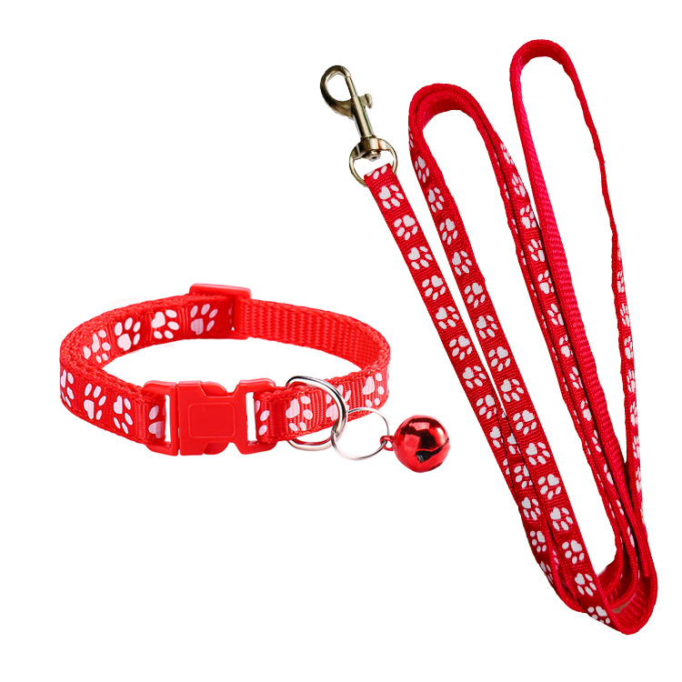 Dog Paw Print Pet Traction Rop - Headcollar Rope Set บทวิจารณ์และราคา