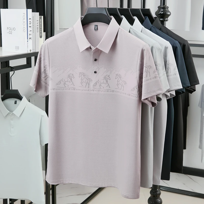 Male half chest equestrian pri - Polo Shirt Equestrian บทวิจารณ์และราคา