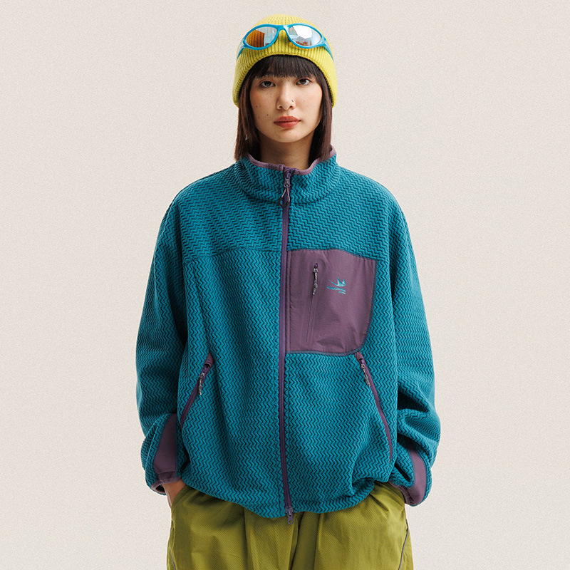 Autumn Winter Polar Fleece Wav - Outdoor Sport Coat บทวิจารณ์และราคา