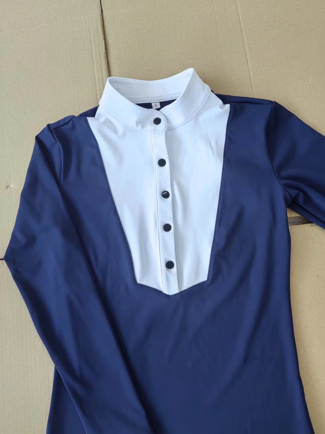 Equestrian polo shirt long sle - Polo Shirt Equestrian บทวิจารณ์และราคา