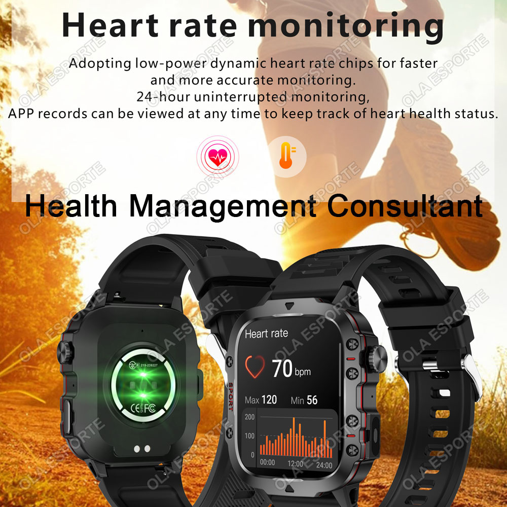 2026 Smartwatch Men Bluetooth  - Outdoor Sport Day บทวิจารณ์และราคา