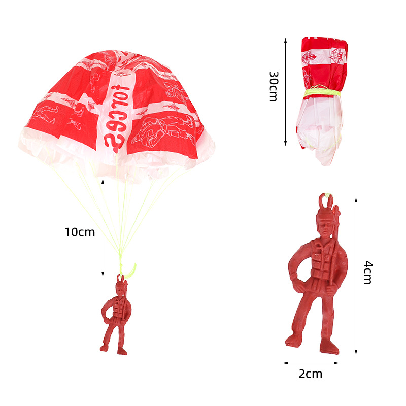10pcs Plastic Ejecting Parachu - Outdoor Sport Day บทวิจารณ์และราคา