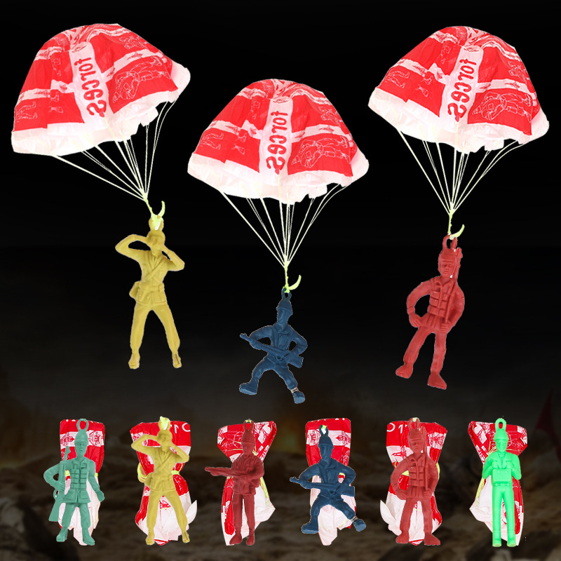 10pcs Plastic Ejecting Parachu - Outdoor Sport Day บทวิจารณ์และราคา