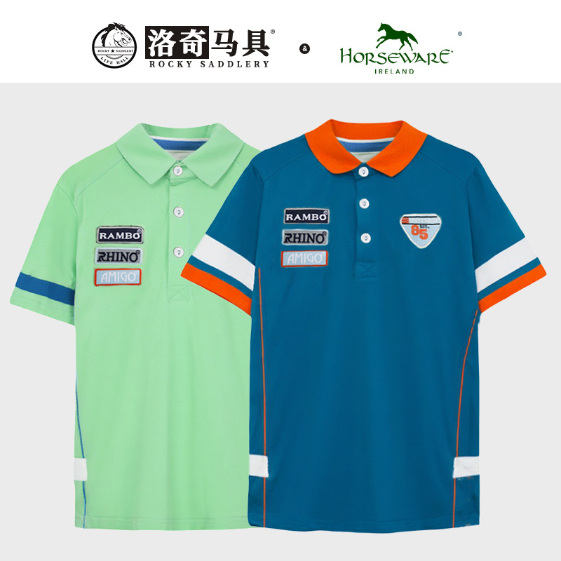 Horsewarekids Polo Shirt Short - Polo Shirt Equestrian บทวิจารณ์และราคา