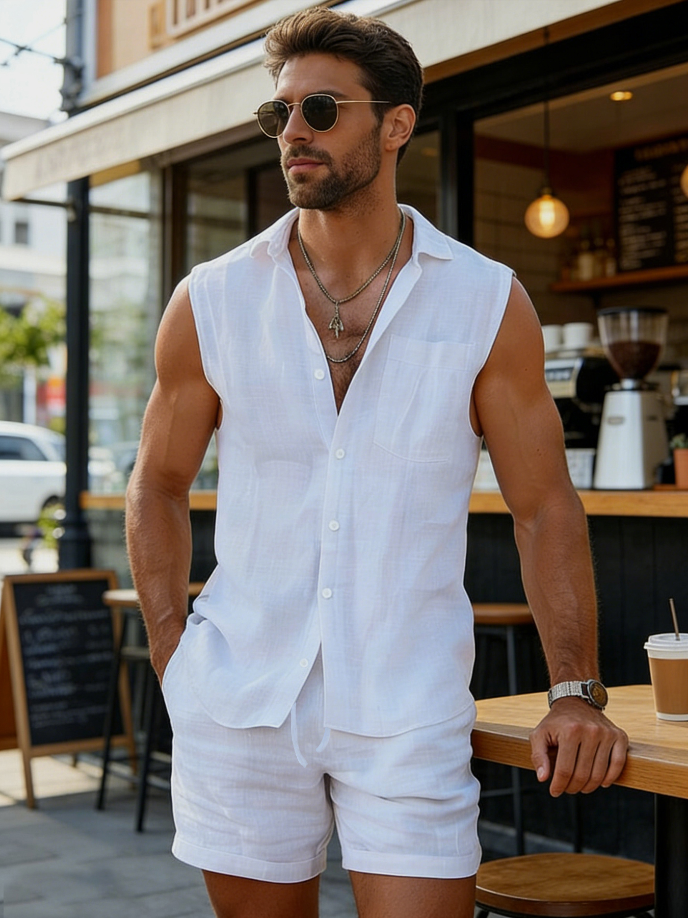 Summer Casual Sportswear Set:  - Outdoor Sportswear บทวิจารณ์และราคา