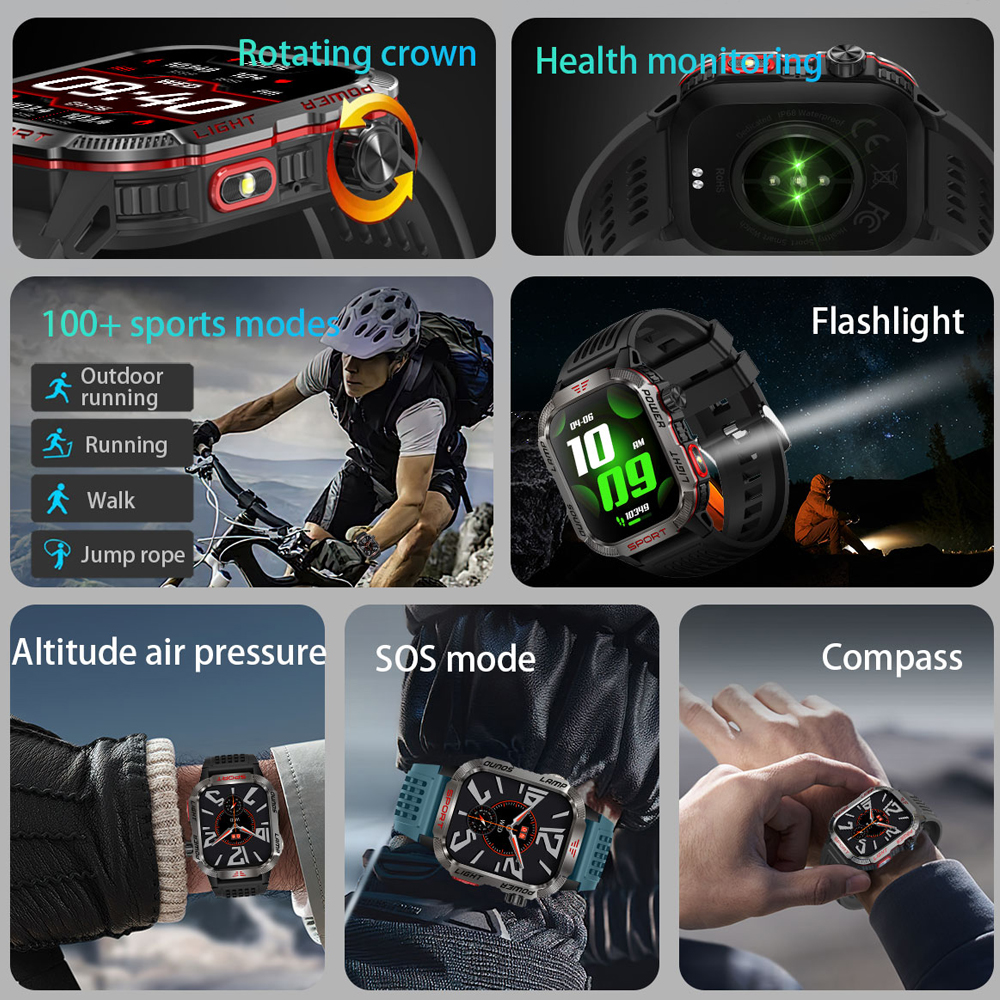 New Military GPS Smart Watch M - Outdoor Sport Day บทวิจารณ์และราคา