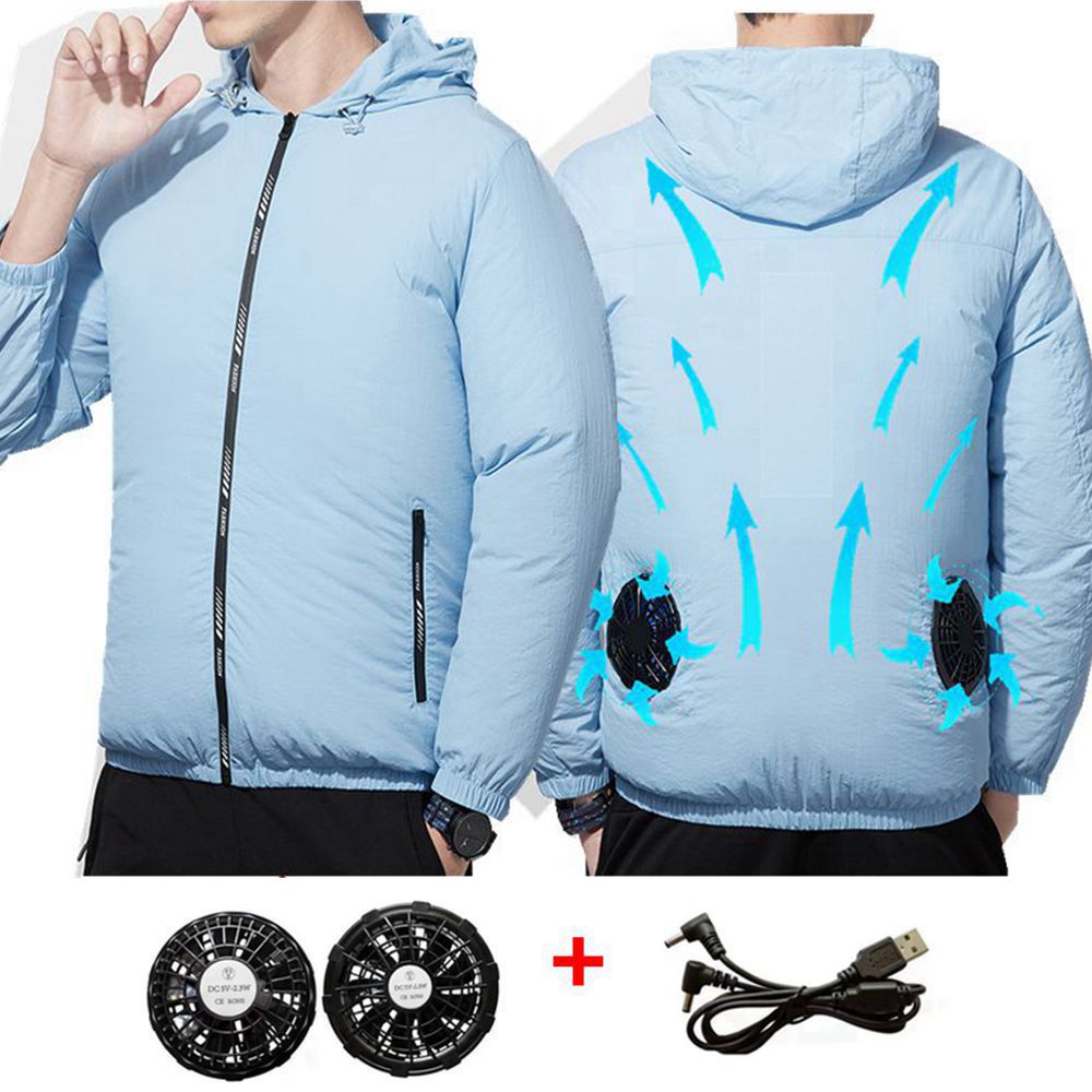 Summer Sport Fan Air Condition - Outdoor Sport Brand Jacket บทวิจารณ์และราคา