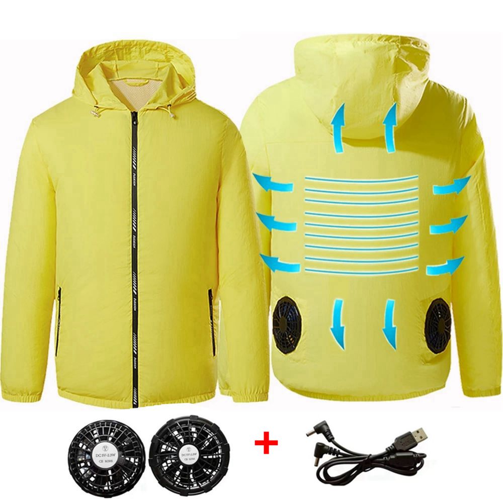 Summer Sport Fan Air Condition - Outdoor Sport Brand Jacket บทวิจารณ์และราคา