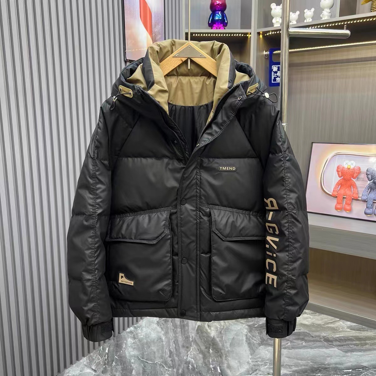 Men's Winter Down Jacket Winte - Outdoor Sport Coat บทวิจารณ์และราคา