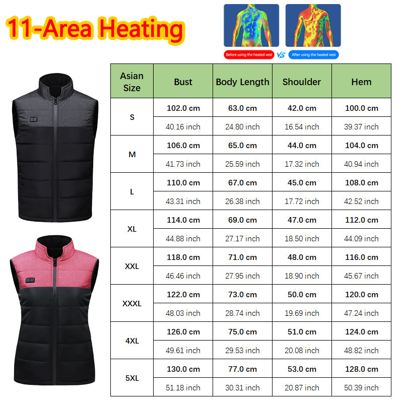 11 Area Heated Stand-collar Ve - Outdoor Sport Coat บทวิจารณ์และราคา